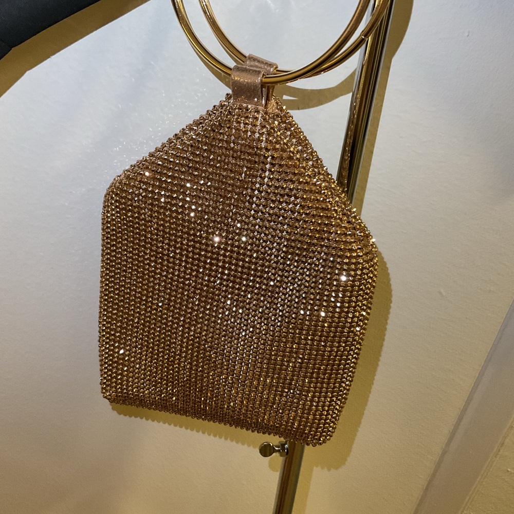 Marshalls Gold Rhinestone Clutch
